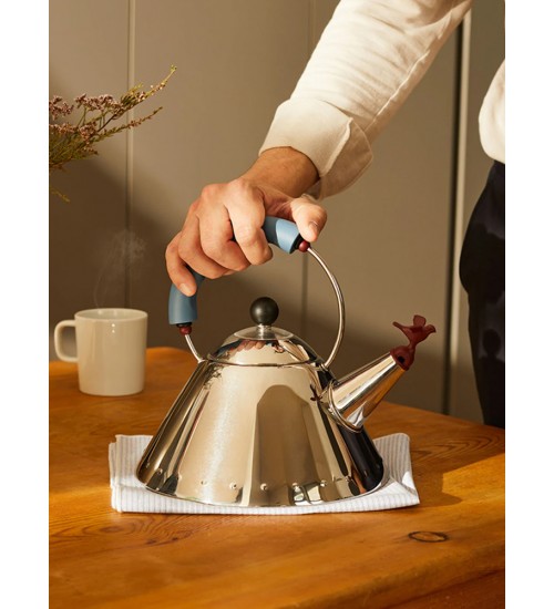 ALESSI/9093小鸟鸣水壶复古烧水壶意大利欧式家用泡茶不锈钢