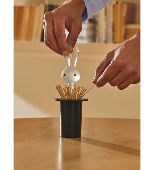 ALESSI/ASG16意大利魔法兔牙签收纳盒牙签筒个性创意家用餐厅卡通