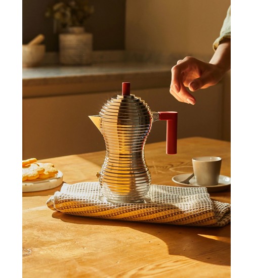 ALESSI/MDL02小鸡摩卡壶单阀手冲咖啡壶意式家用户外意大利铝合金