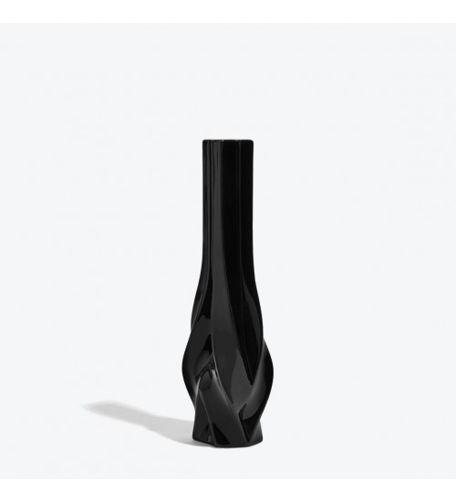 Zaha Hadid Design Braid编织系列中号烛台黑色D8H30 cm
