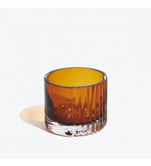 Zaha Hadid Design Pulse脉搏系列烛杯琥珀色D8H6 cm