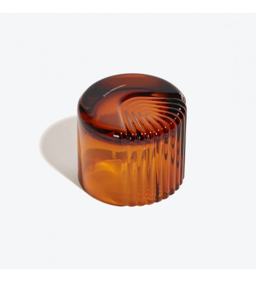 Zaha Hadid Design Pulse脉搏系列烛杯琥珀色D8H6 cm