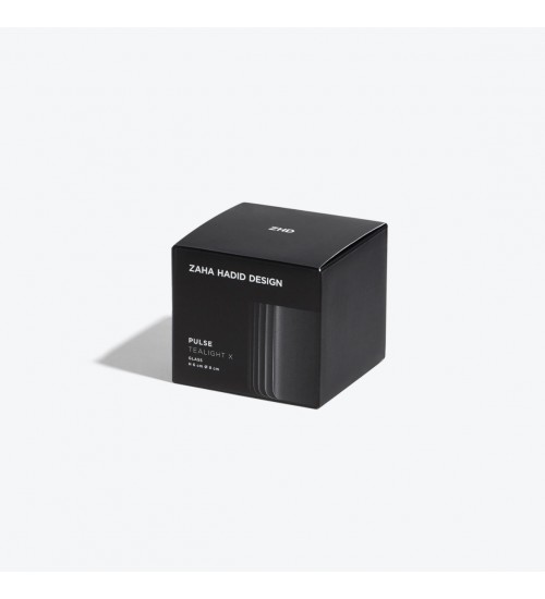Zaha Hadid Design Pulse脉搏系列烛杯琥珀色D8H6 cm