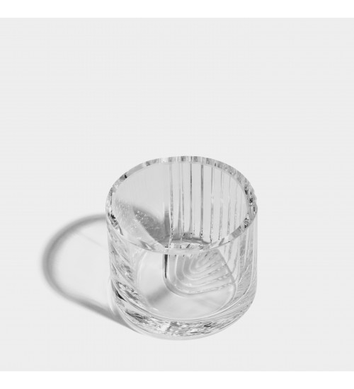 Zaha Hadid Design Pulse脉搏系列烛杯透明D8H6 cm