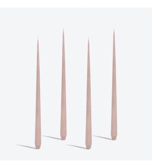 Zaha Hadid Design Tapered锥形防滴蜡烛4件套玫瑰红H42cm