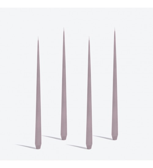 Zaha Hadid Design Tapered锥形防滴蜡烛4件套紫红色H42cm