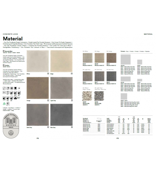 意大利Marazzi 马拉奇瓷砖代购微水泥Material系列