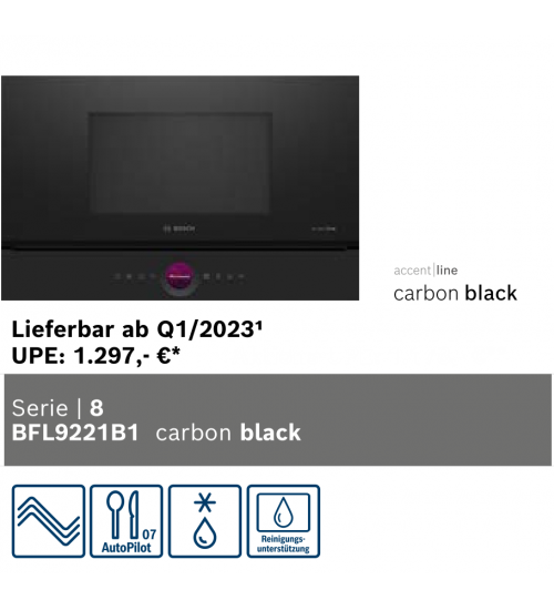 Bosch博世嵌入式BFL9221B1微波炉