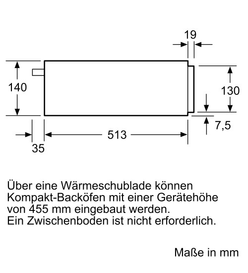 Bosch博世嵌入式保温BIC830NC0暖抽14厘米