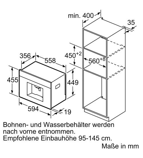 Bosch博世嵌入式全自动咖啡机CTL836EC6内置智能加热器