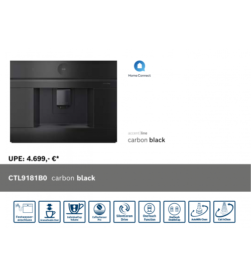 Bosch博世嵌入式CTL9181B0自动咖啡机