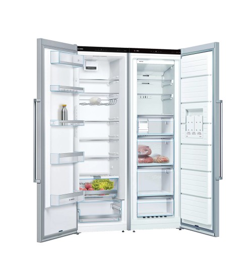 Bosch博世对开门独立式不锈钢冰箱KAN95AIEP