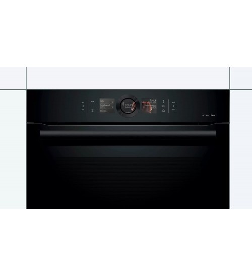 Bosch博世嵌入式蒸汽烤箱HSG856XC6 电子温度 4D热风