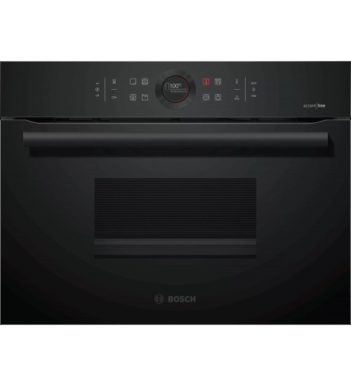 Bosch博世紧凑型嵌入式CDG834AC0蒸箱 碳黑色 解冻功能