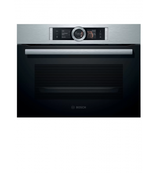 Bosch博世 嵌入式紧凑型蒸烤箱 CSG636BS3不锈钢吸收油脂蒸汽增强