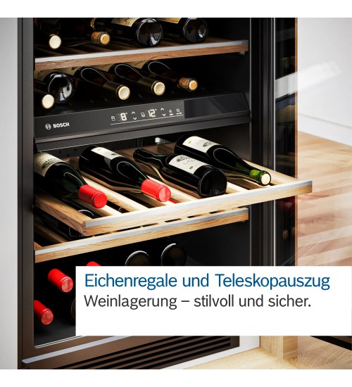 Bosch博世德国原装进口6系KWK36ABGA带玻璃门的葡萄酒酒柜