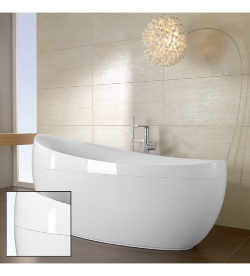 德国唯宝 Villeroy＆Boch Aveo独立式浴室白色有缝UBQ194AVE9PDV-01