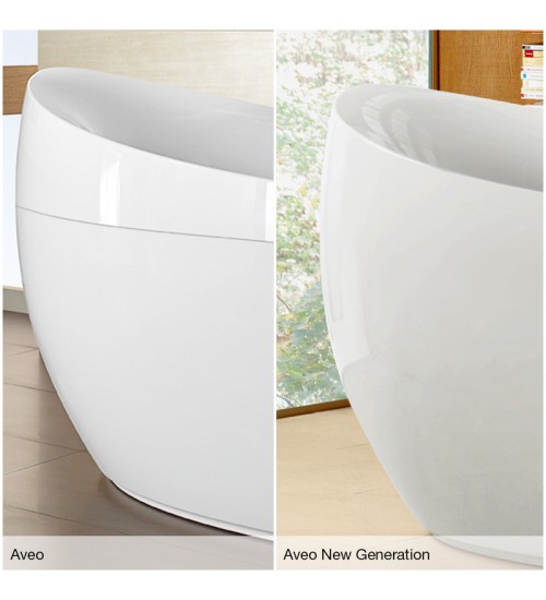 德国唯宝Villeroy＆Boch Aveo 新款 二代 独立式浴室白色无缝 UBQ194AVE9T1V-01