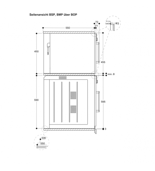 Gaggenau嘉格纳200系列BMP251110嵌入式微波烤箱