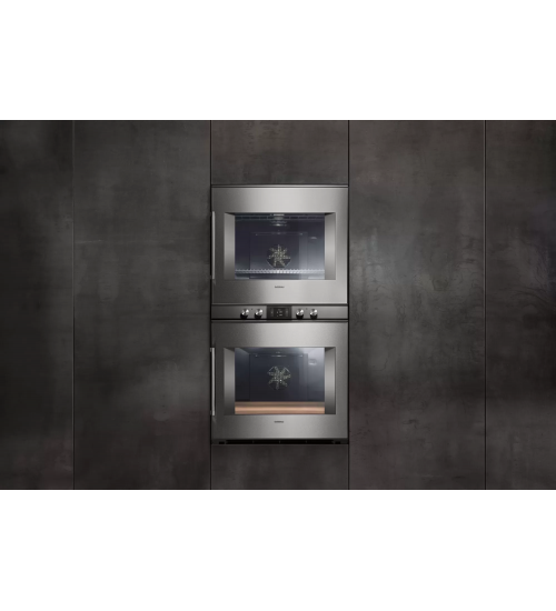 Gaggenau 嘉格纳 400系列BX480112嵌入式双烤箱76厘米 带把手 右铰链