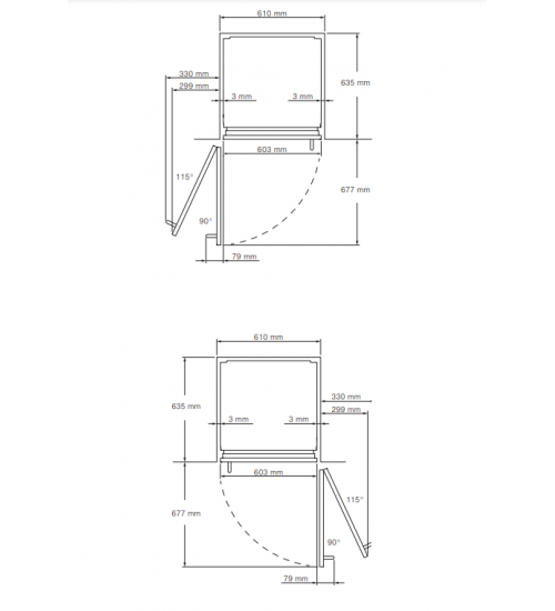 Gaggenau嘉格纳400系列Vario嵌入式冰箱RF463307
