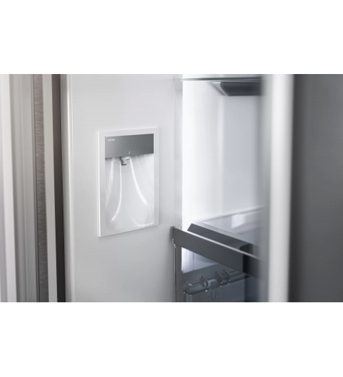 Gaggenau嘉格纳RY295350独立式法式多门黑色不锈钢冰箱饮水制冰机