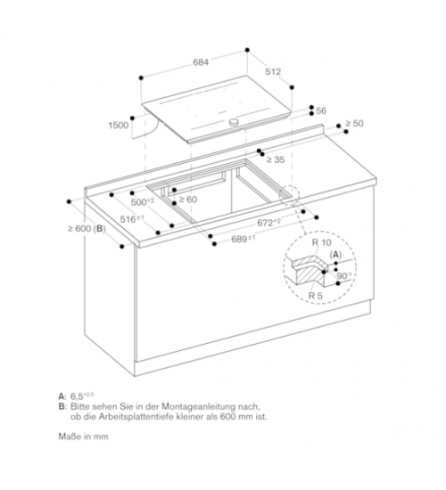 Gaggenau嘉格纳200系列嵌入式电磁炉 CI272103 70厘米
