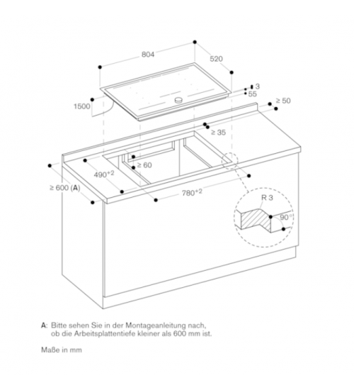 Gaggenau嘉格纳200系列嵌入式电磁炉 CI282112 80厘米