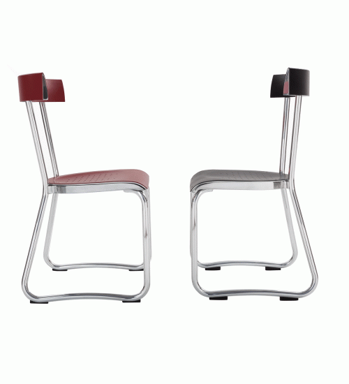 Molteni＆C. Montecatini Chair Upholstered in Leather椅子