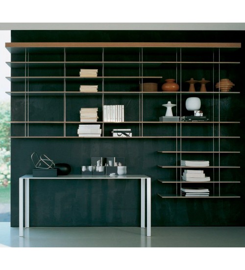 Molteni & C. Graduate Wall-mounted Unit 时尚简约悬挂书柜（白色）