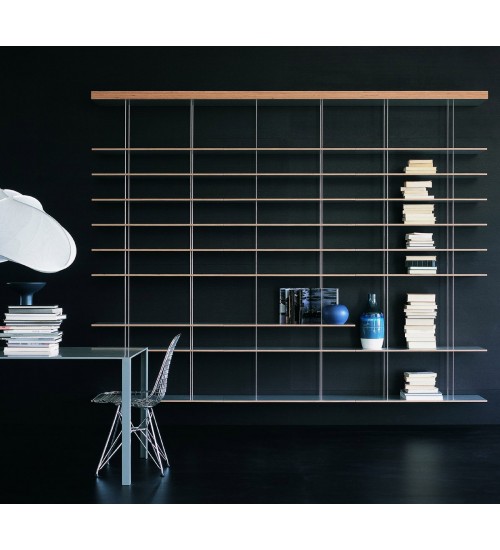 Molteni & C. Graduate Wall-mounted Unit 时尚简约悬挂书柜（白色）