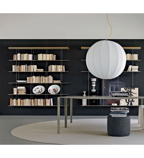 Molteni & C. Graduate Wall-mounted Unit 时尚简约悬挂书柜（白色）