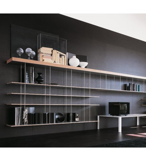 Molteni & C. Graduate Wall-mounted Unit 时尚简约悬挂书柜（白色）
