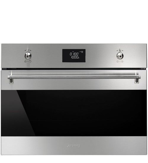 Smeg斯麦格嵌入式微波烤箱SF4390MCX