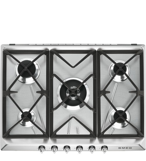 Smeg 五眼嵌入式燃气灶 SR975XGH