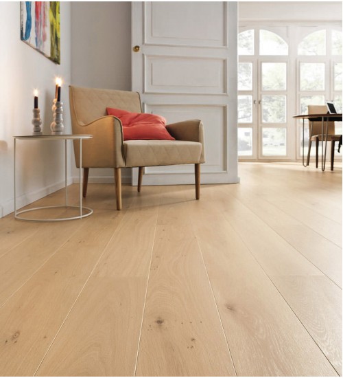 德国汉诺地板三层橡木Plank 1-Strip 180 2V Oak Light White Markant brushed 531216