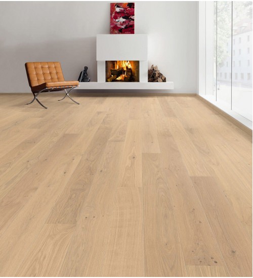 德国汉诺地板三层橡木Plank 1-Strip 180 2V Oak Light White Markant brushed 531216