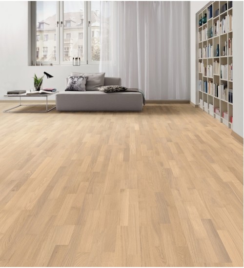 德国汉诺地板三层橡木Longstrip Oak Puro White Trend brushed 533343