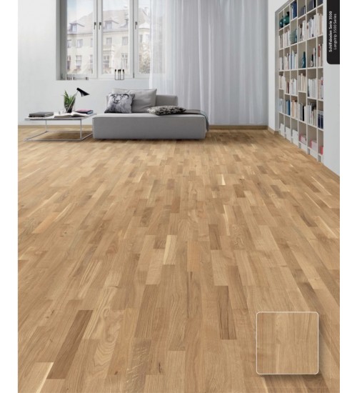 德国汉诺地板三层橡木Longstrip Oak Light White Favorit brushed 534587