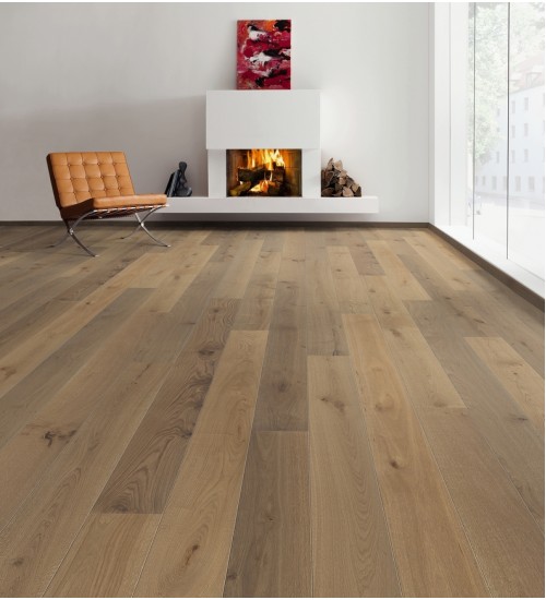 德国汉诺地板三层橡木Plank 1-Strip 2V Oak Velvet Brown Universal brushed 534609
