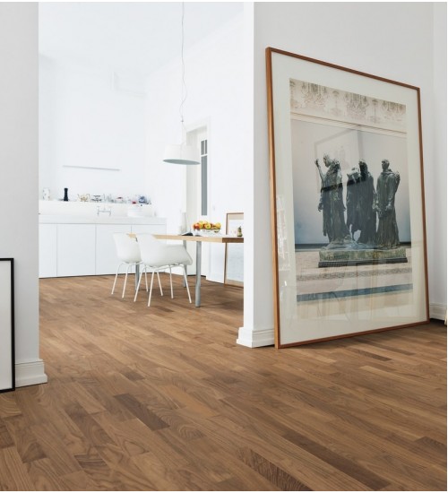 德国汉诺地板二层橡木Strip Allegro American Walnut Trend 537910
