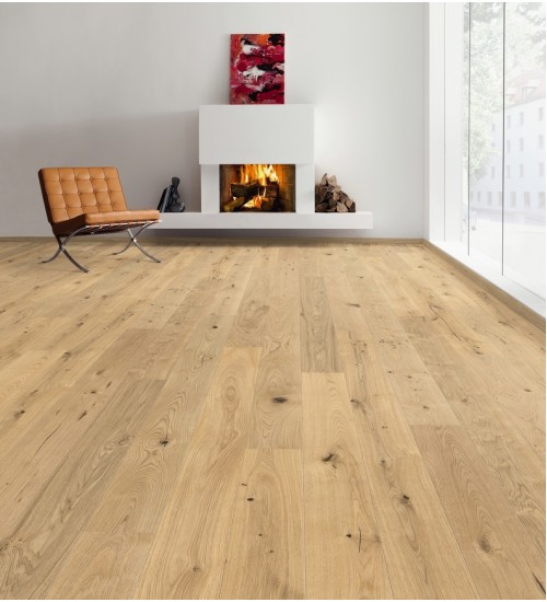 德国汉诺地板三层橡木Plank 1-Strip 180 2V Oak invisible Sauvage brushed 538939