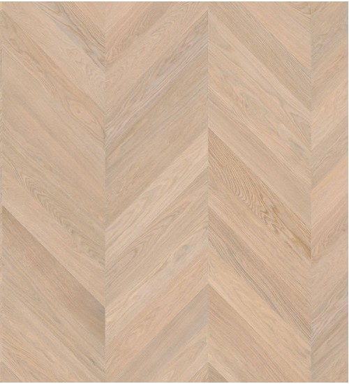 德国汉诺地板二层实木复合地板Chevron 4V Oak white Selectiv brushed 539324