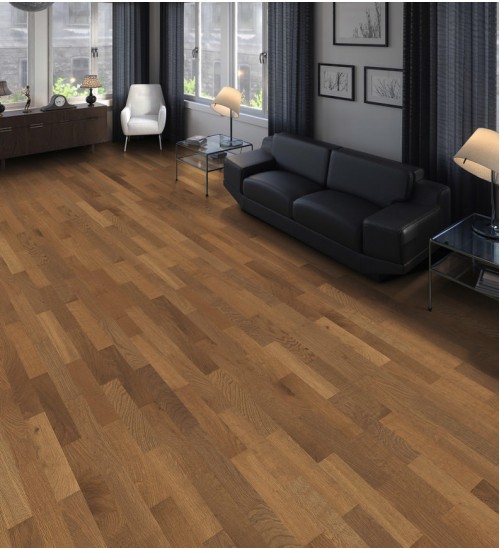 德国汉诺地板三层橡木Strip Allegro Smoked Oak brushed 540138