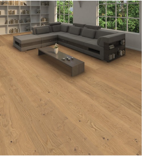 德国汉诺地板三层橡木Plank 1-strip Plaza 240 4V Oak invisible Sauvage brushed 541431