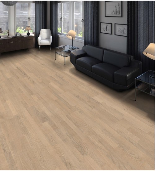 德国汉诺地板三层橡木Longstrip Oak Light White Naturale brushed 541852