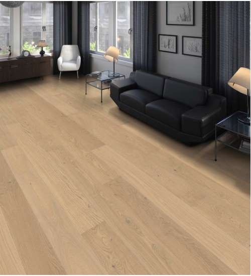 德国汉诺地板三层橡木Plank 1-Strip 180 4V Oak Light White Markant brushed 541859