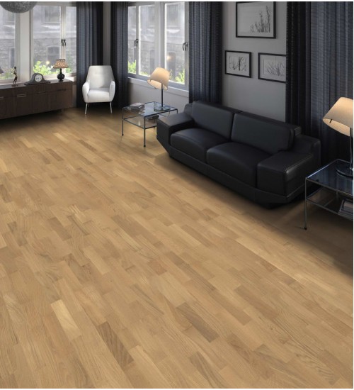 德国汉诺地板三层橡木Longstrip Oak invisible Naturale brushed 541923