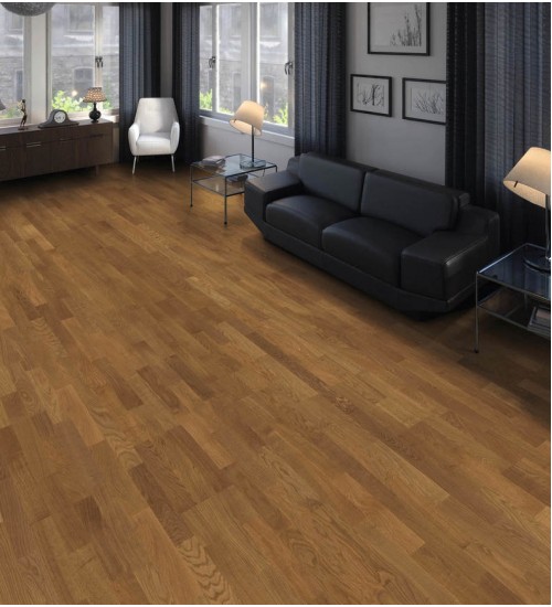 德国汉诺地板三层橡木Longstrip Fumed Oak Trend brushed 541935