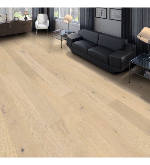 德国汉诺地板三层橡木Plank 1-Strip 180 2V Oak Light White Universal brushed 548123